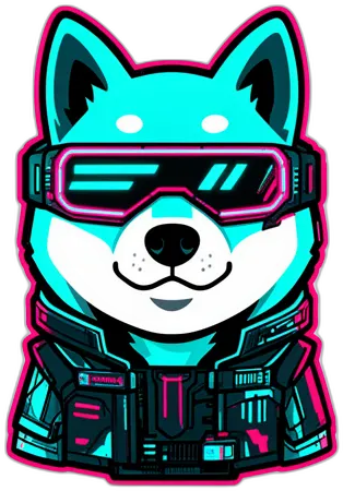 FLASHINU mascot character